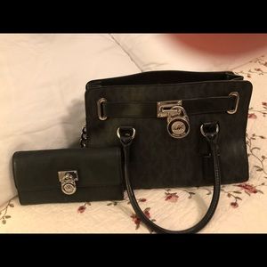 Authentic MK handbag and wallet